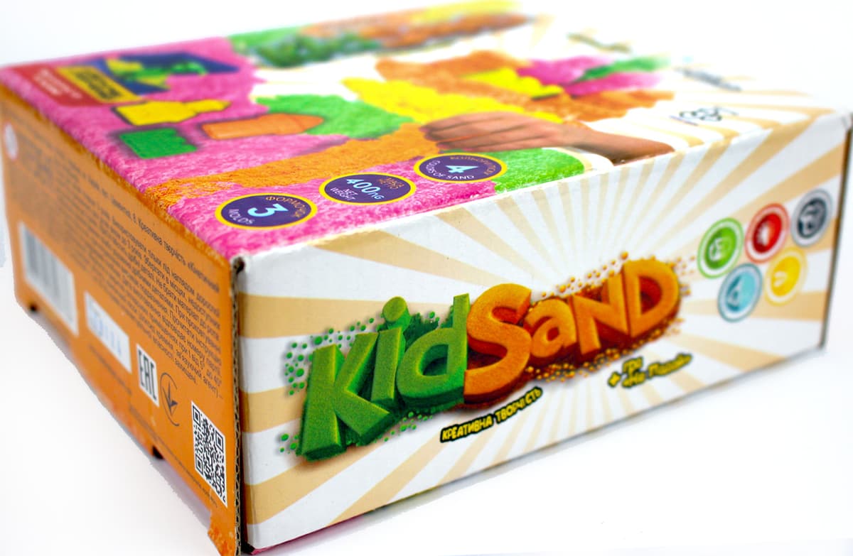 Набір креативної творчості "KidSand" кінетичний пісок,400гр №KS-04-01,02,03U/DankoToys — фото 5