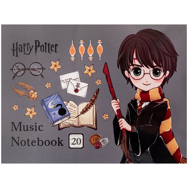 Нотний зошит А5 20арк. Harry Potter №HP26-405/Kite — купити | Канцелярський Сад