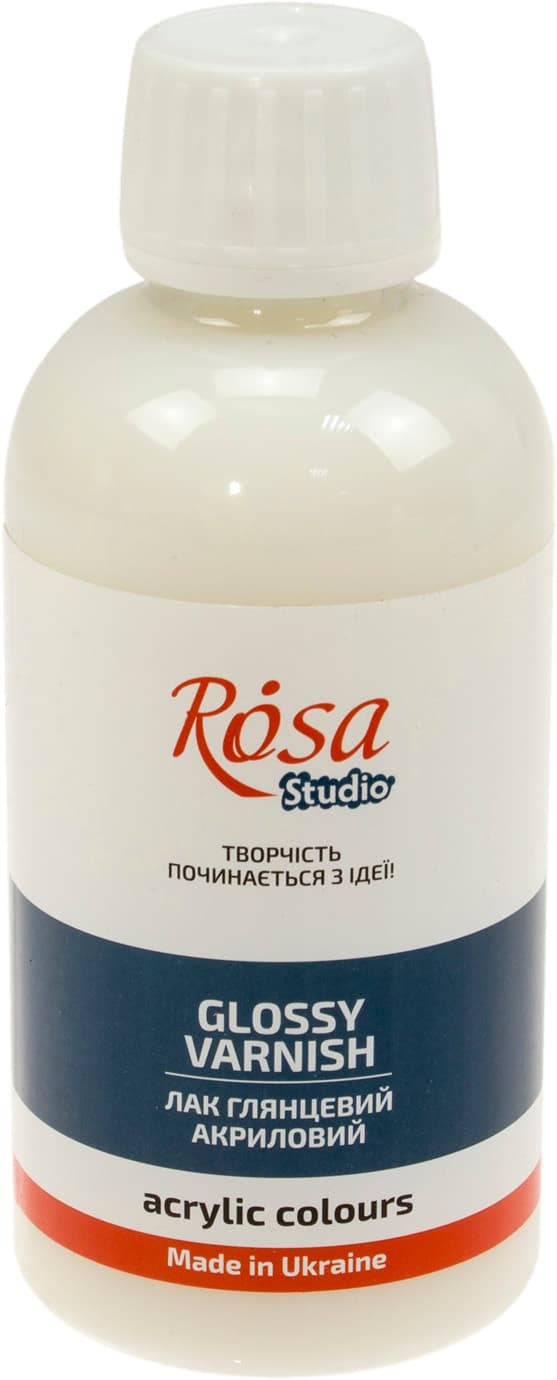 Лак акриловий глянцевий 250мл "Rosa Studio" №750010102 — купити | Канцелярський Сад