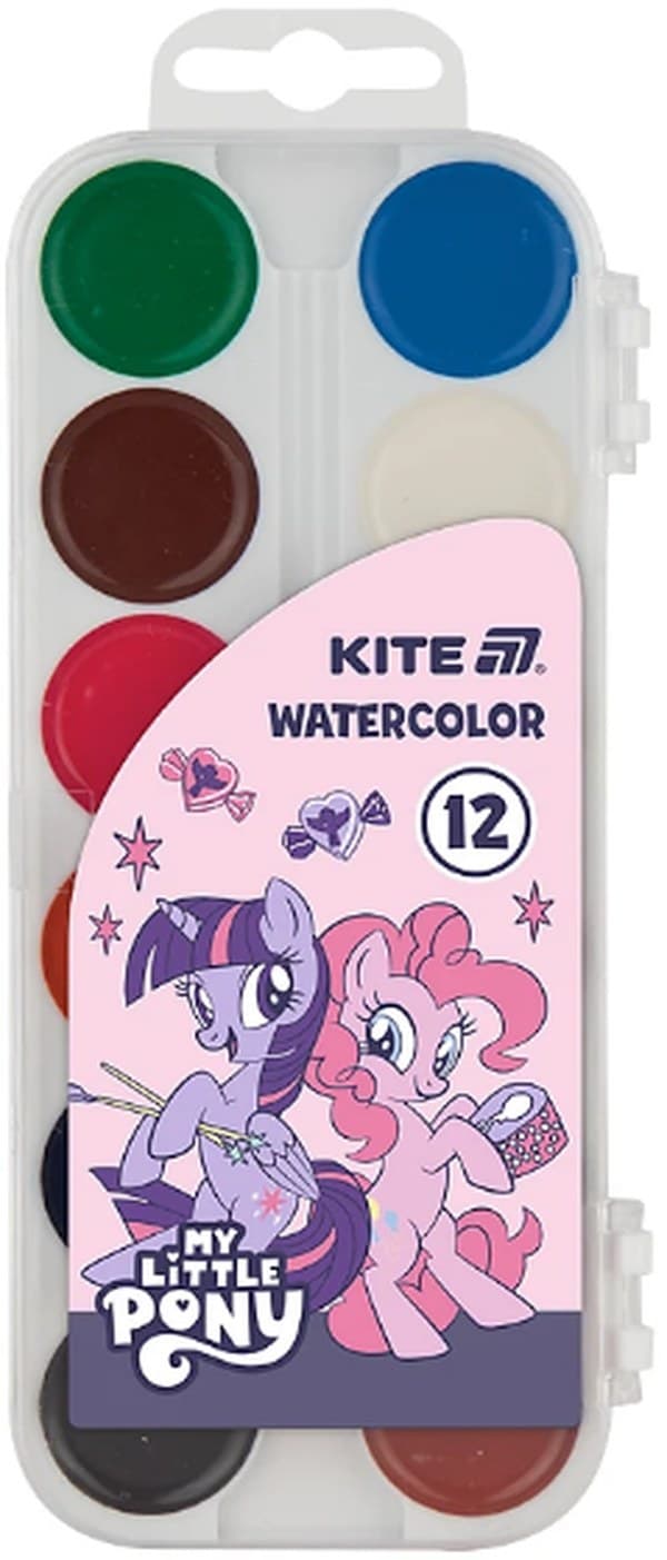 Акварель 12 кольор. "Kite" "My Little Pony movie" №LP25-061 — купити | Канцелярський Сад