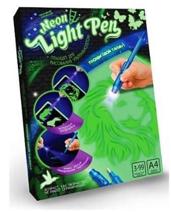 Набір креативної творчості "Neon Light Pen" №NLP-01-01U,NLP-01,03U...(укр)/DankoToys — купити | Канцелярський Сад