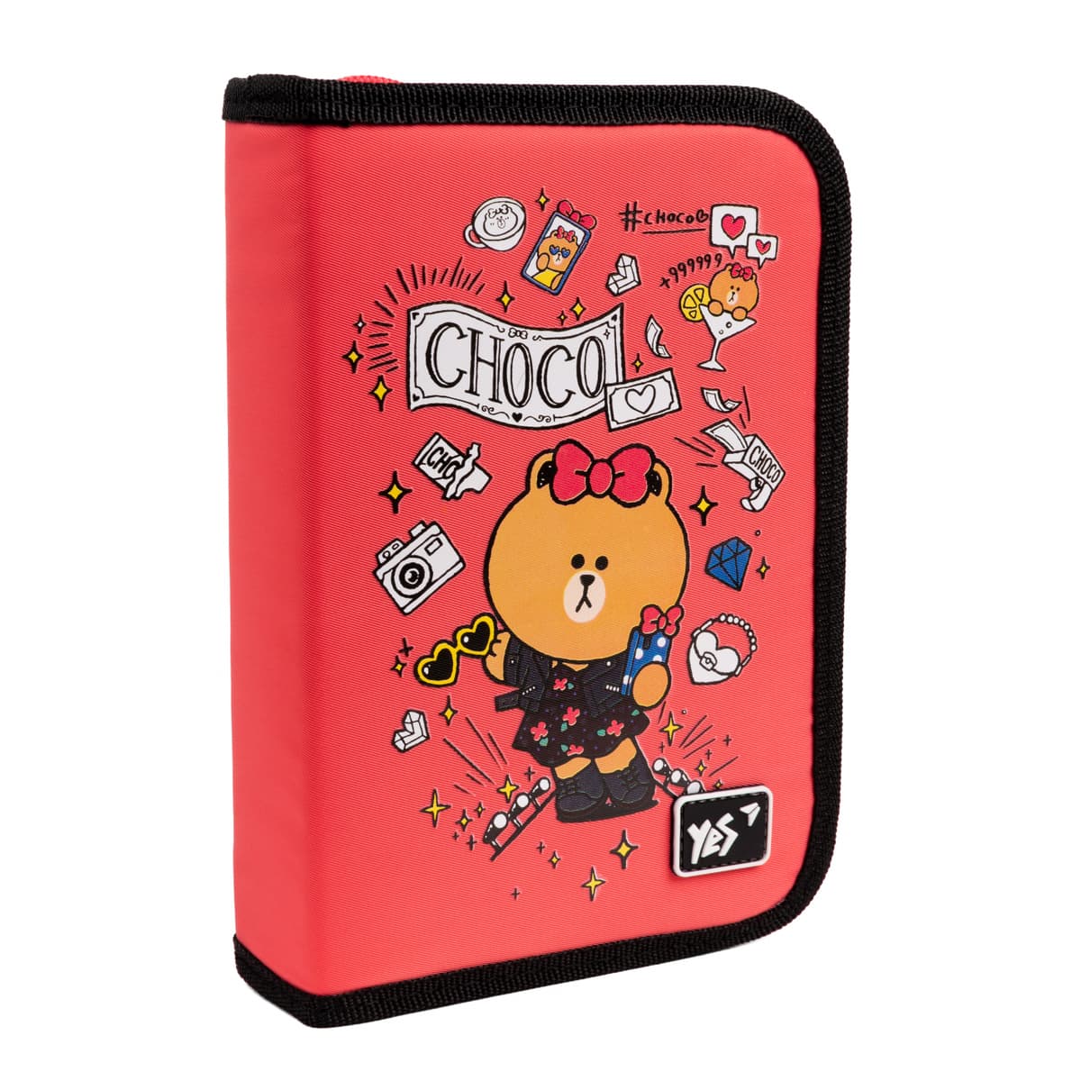 Пенал "Yes" Line Friends тв.,одинар.,1клап. №HP-03/533567 — купити | Канцелярський Сад