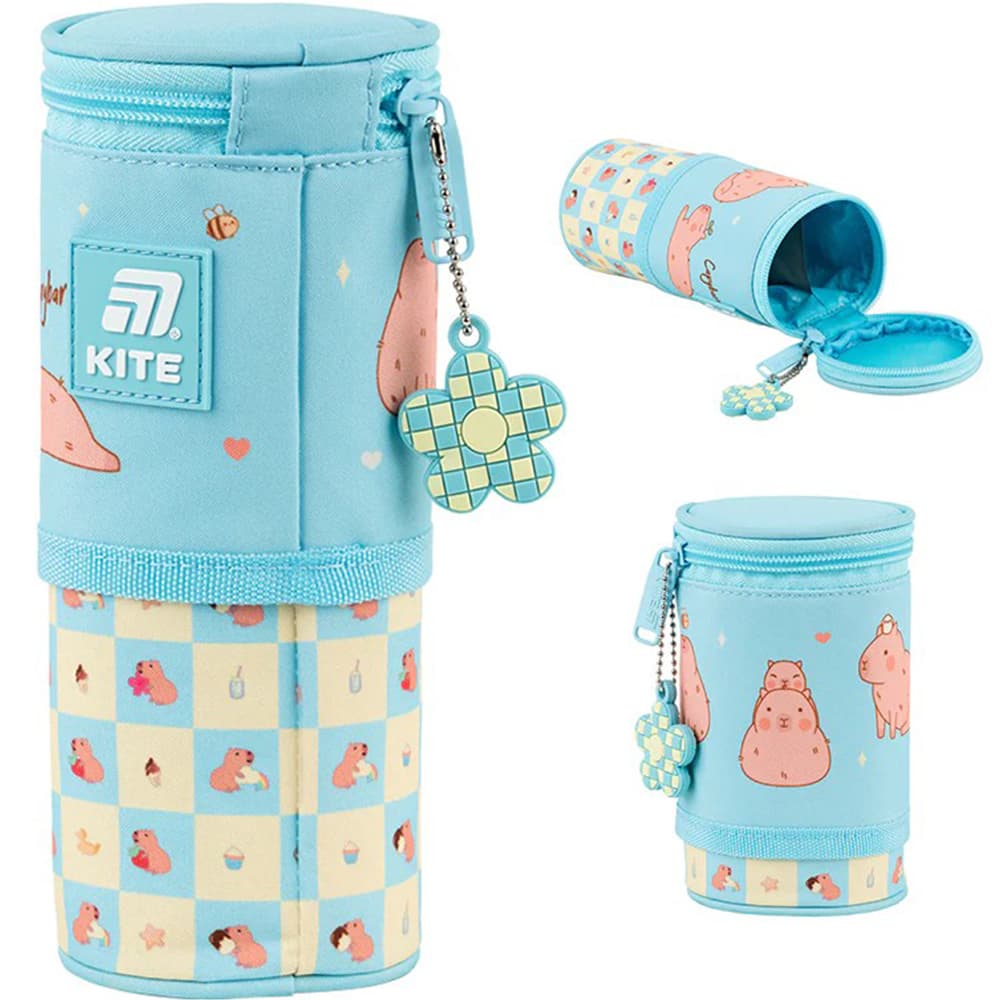 Пенал "Kite" Chilling Capybara 1від.,м'який №K25-684-4 — купити | Канцелярський Сад