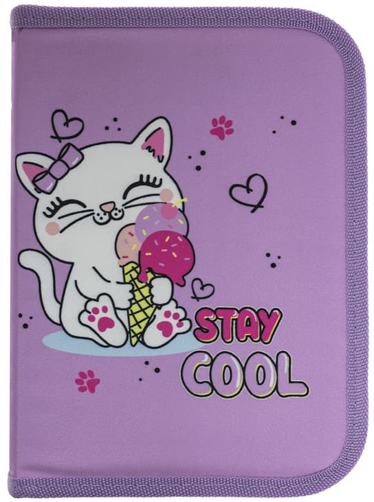 Пенал "Class" Сool Kitten 1від.,б/н №25002C — купити | Канцелярський Сад