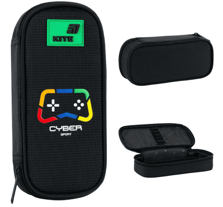 Пенал "Kite" Cyber 1від.,м'який №K26-662-6 — купити | Канцелярський Сад