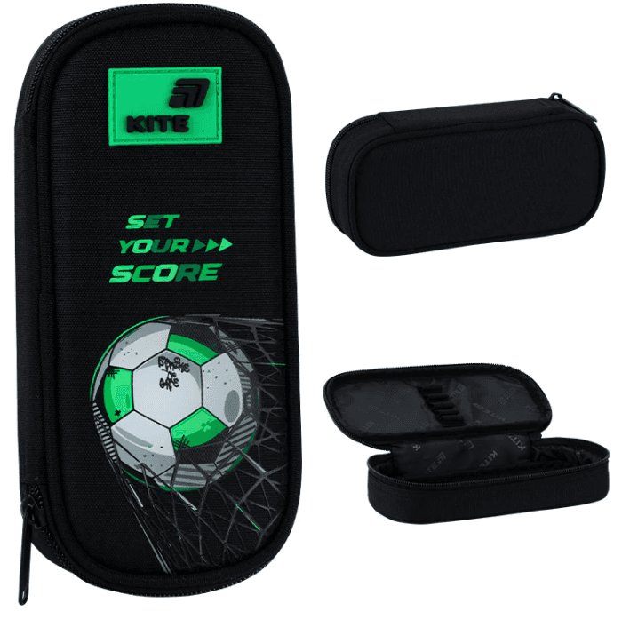 Пенал "Kite" Football 1від.,м'який №K26-662-3 — купити | Канцелярський Сад