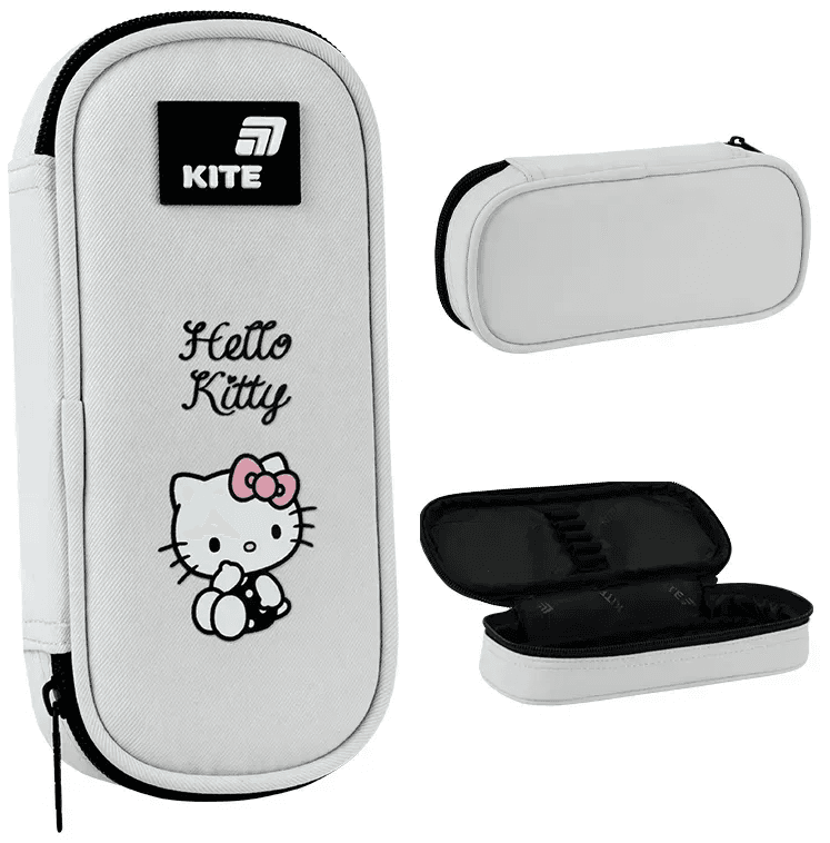Пенал "Kite" Hello Kitty 1від.,м'який №HK26-662-3 — купити | Канцелярський Сад