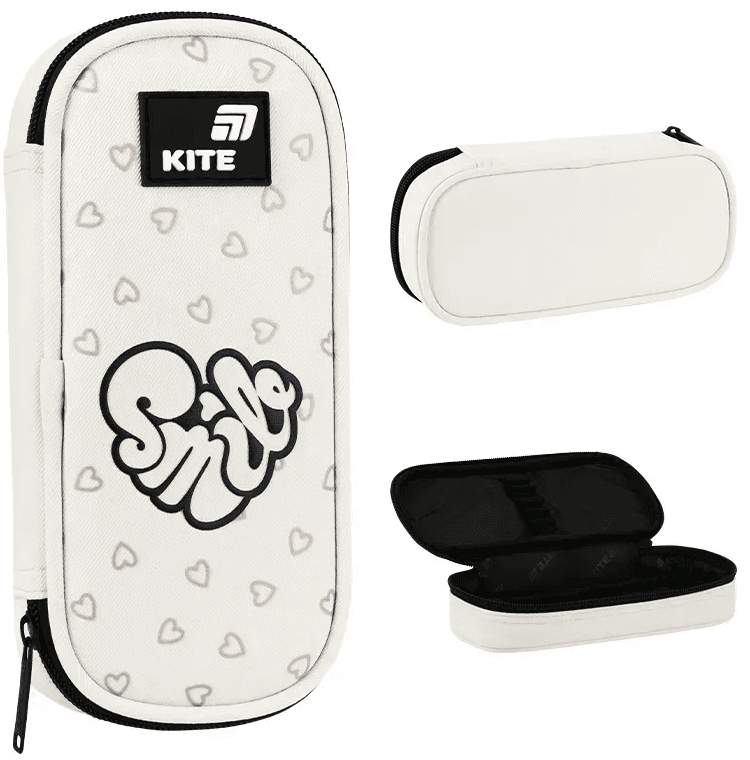 Пенал "Kite" Shimmer&Smile 1від.,м'який №K26-662-17 — купити | Канцелярський Сад