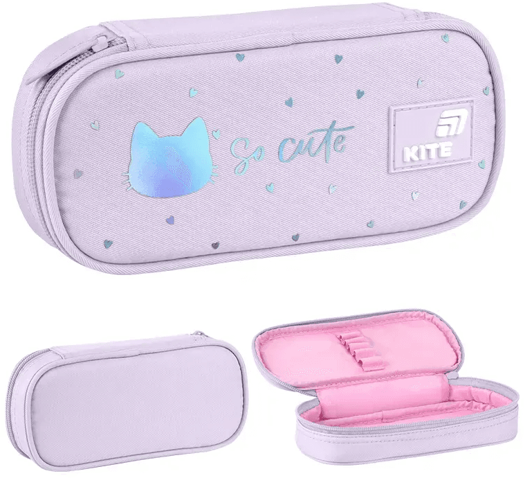 Пенал "Kite" So Cute 1від.,м'який №K26-662-21 — купити | Канцелярський Сад