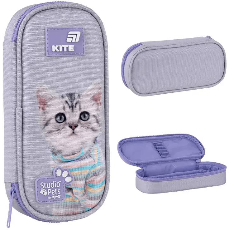 Пенал "Kite" Studio Pets 1від.,м'який №SP26-662 — купити | Канцелярський Сад