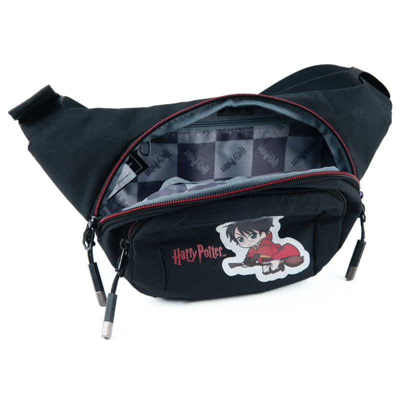 Сумка на пояс "Kite" Education teens Harry Potter 2від. чорна №HP23-1007 — фото 5