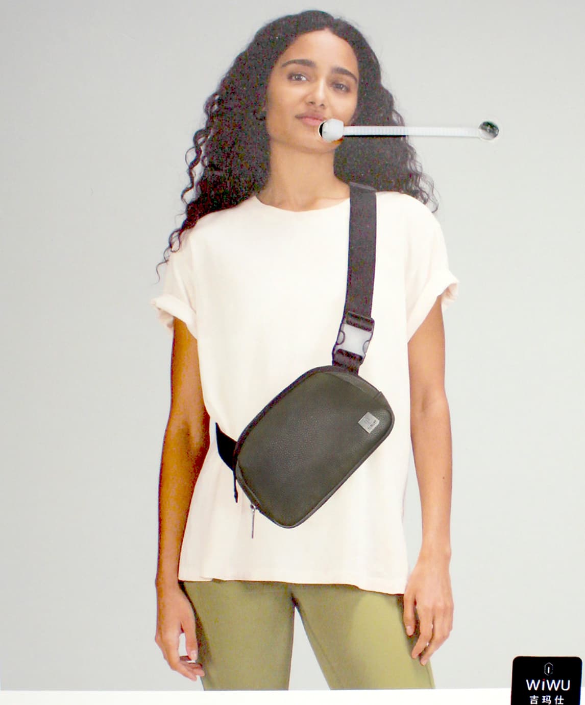 Сумка плечова "WIWU" LULU Crossbody Bag green/Breidon — фото 7