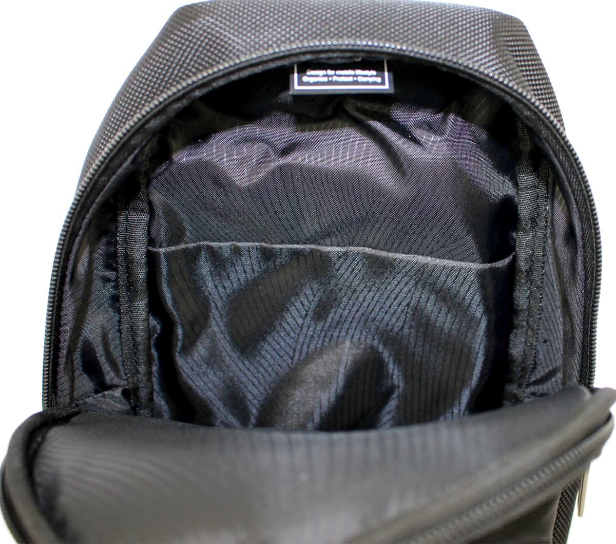 Сумка плечова "WIWU" Salem Crossbody Bag вологостійка black №1298/Breidon — фото 6