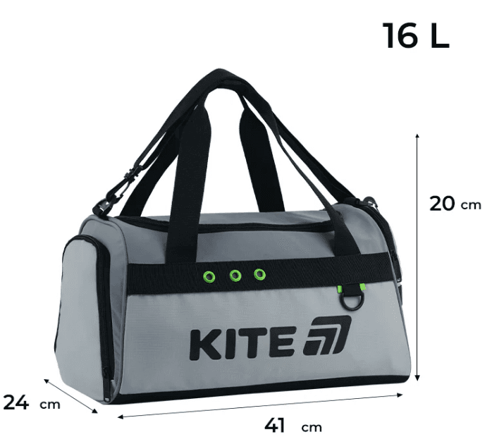 Сумка спортивна "Kite" 2505 Urban 1від.,3карм. №HK26-2505-3 — фото 3