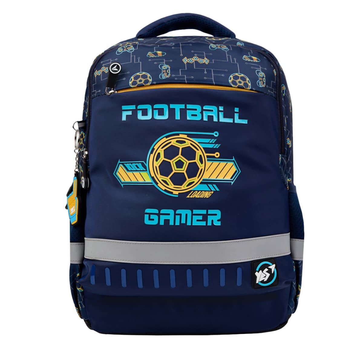 Рюкзак "Yes" S-52 Р-25 Ergo Football Gamer 2від.,4карм. №559891 — фото 4