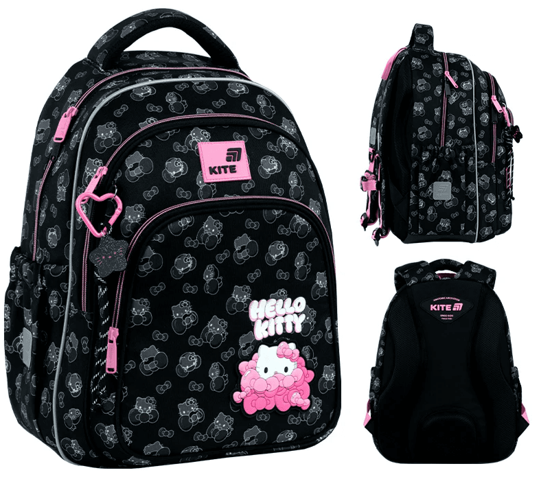 Рюкзак "Kite" Education 763M Hello Kitty 3від.,2карм. №HK26-763M — купити | Канцелярський Сад