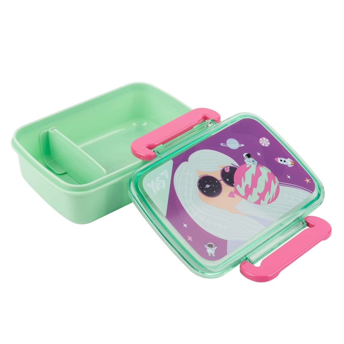 Ланч бокс пласт. "Yes" 420мл Space Girl №707753 — фото 3