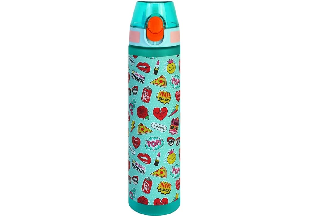 Пляшка для води тританова "CoolForSchool" 750мл Queen Teen блакитна №CF61314 — купити | Канцелярський Сад