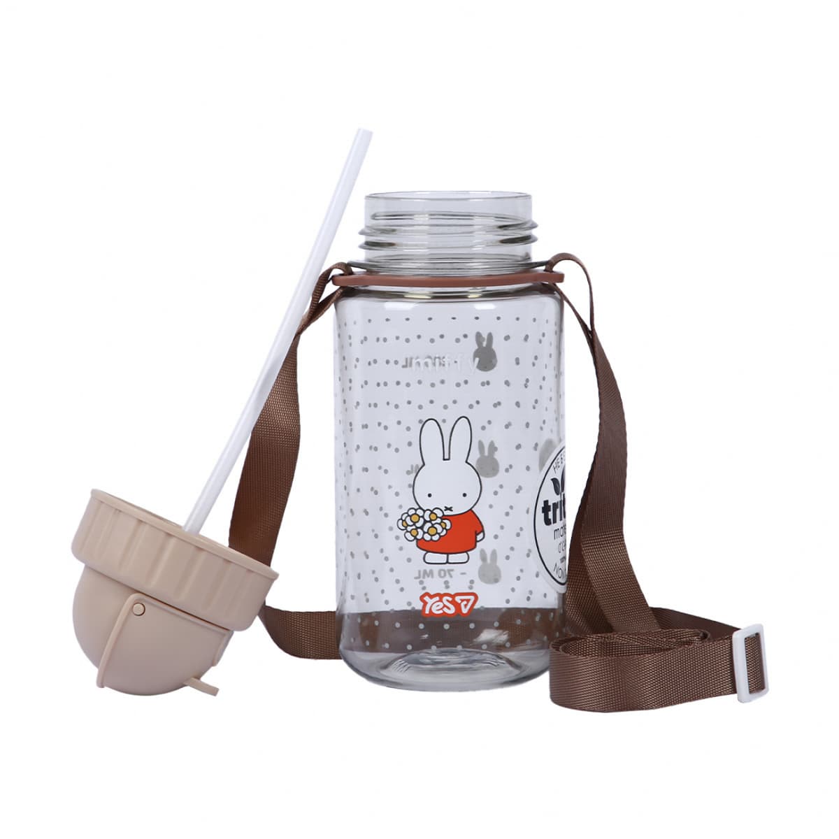Пляшка для води пласт. "Yes" 360мл Miffy №708839 — фото 4