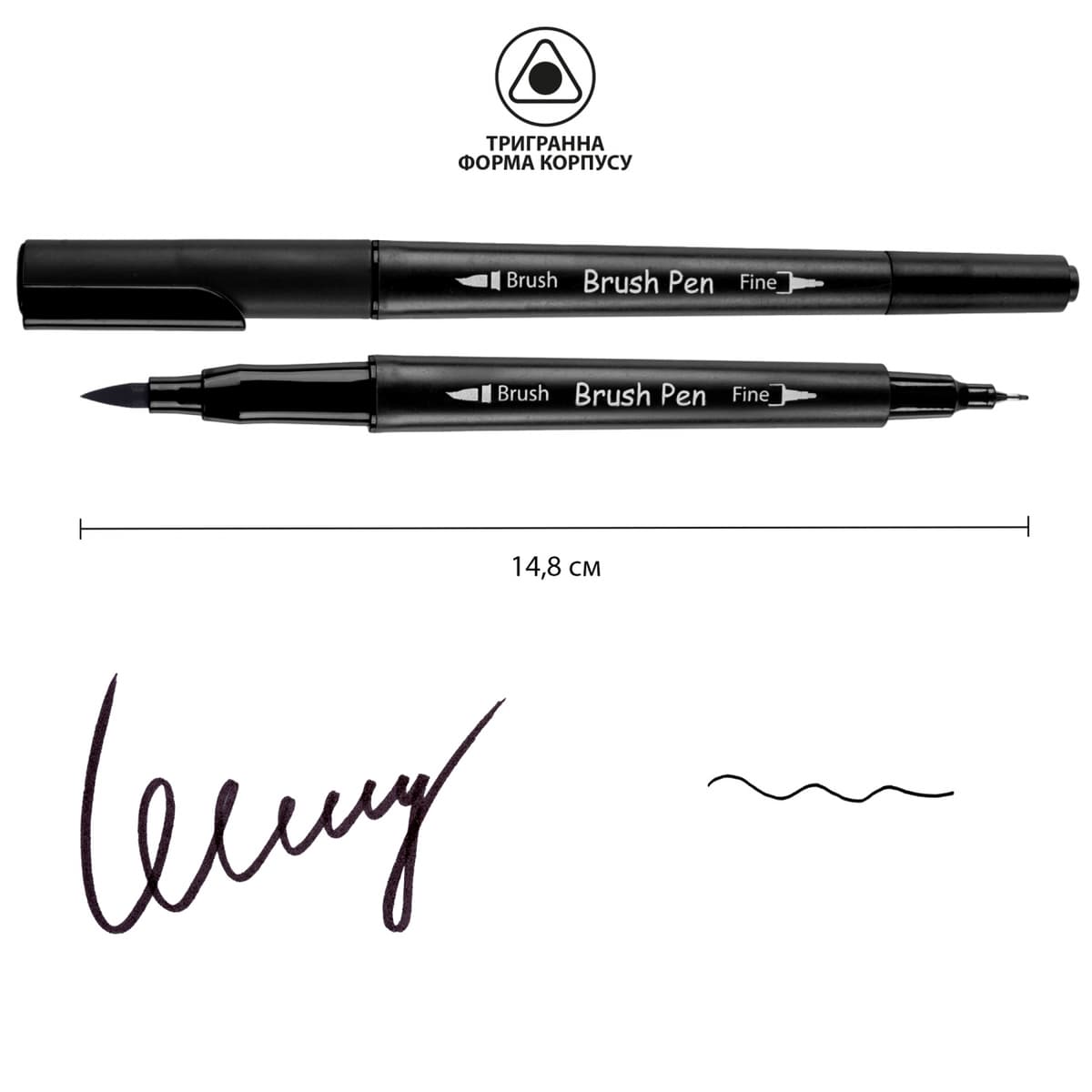 Набір маркерів "Santi" (24кол) Brush Pen №391000 акварельні — фото 3