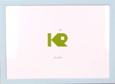Фоторамка "DL" 10х15 №DL-144 блакитна з білою окантовкою — купити | Канцелярський Сад