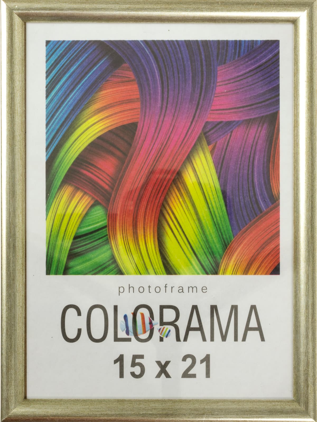 Фоторамка "LA-NEW Colorama" 15х21 45 white gold — купити | Канцелярський Сад