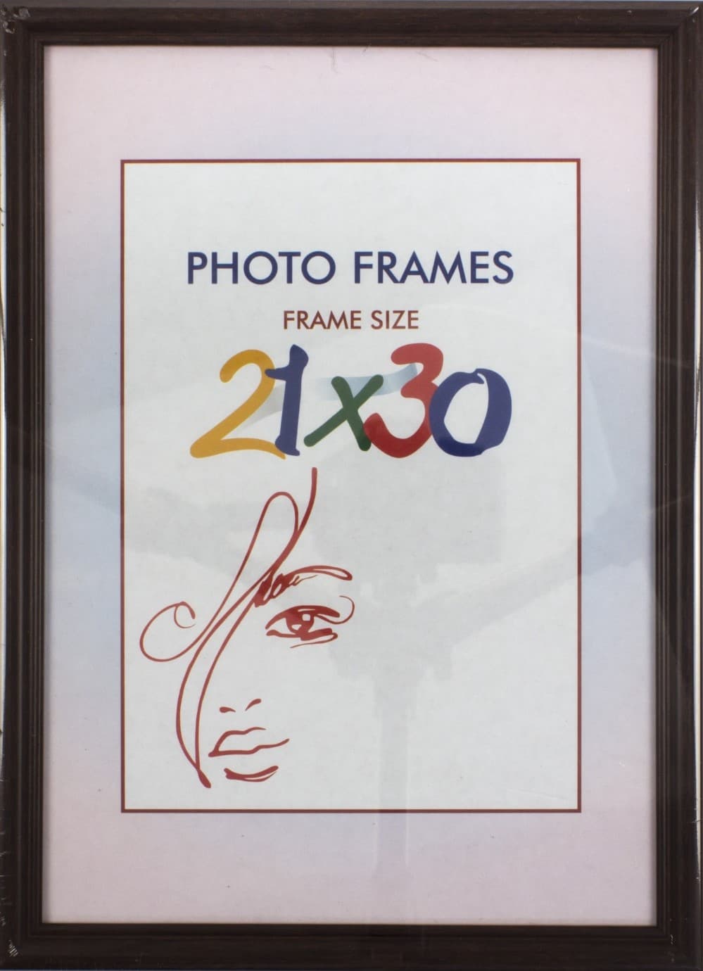 Фоторамка 21х30 №1MK-109 темно-коричнева — фото товару | Канцелярський Сад