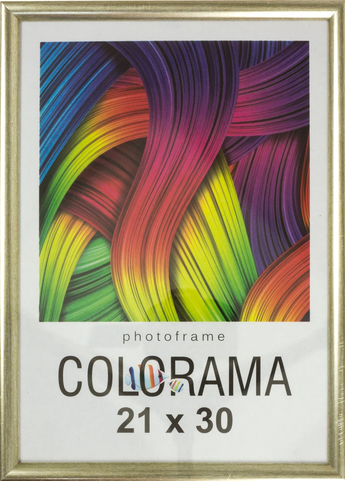 Фоторамка "LA-NEW Colorama" 21х30 45 white gold — купити | Канцелярський Сад