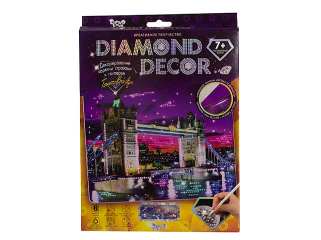 Набір креативної творчості "Diamond Decor" № DD-01-01,02..07,09,10,11/DankoToys — купити | Канцелярський Сад