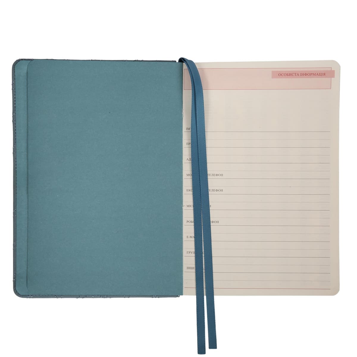 Щоден. А5 "Leo Planner" недат. 160арк. Vibe димчасто-блакитний тв. обкл. №252697 — фото 4