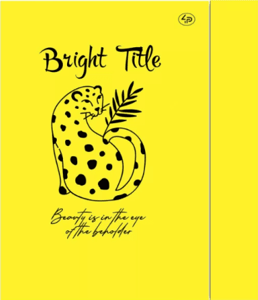 Блокнот В6 56арк. б/лін. "Bright Title note" jaguar №902583/Profiplan — купити | Канцелярський Сад