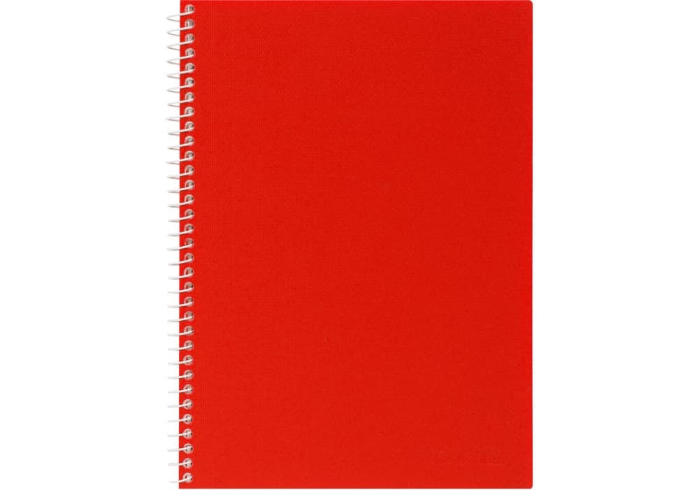 Блокнот пруж. бок. А5 80арк. кліт. пласт. обкл. №E20306/Economix — фото 3