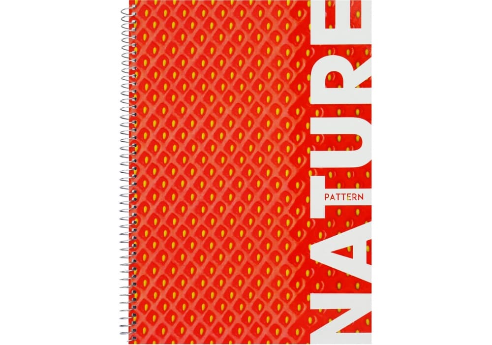 Блокнот пруж. бок. А4 80арк. кліт. карт. "Optima" Nature №O20330-05 — купити | Канцелярський Сад