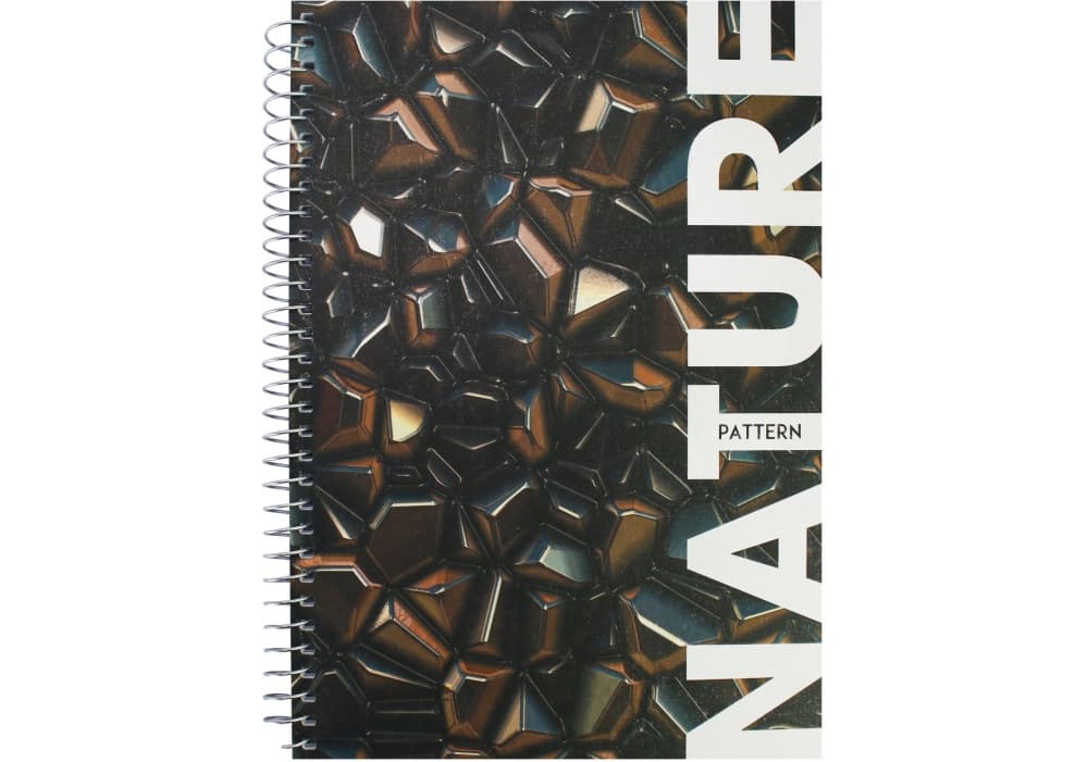 Блокнот пруж. бок. А5 80арк. кліт. карт. "Optima" Nature №O20332-30 — купити | Канцелярський Сад