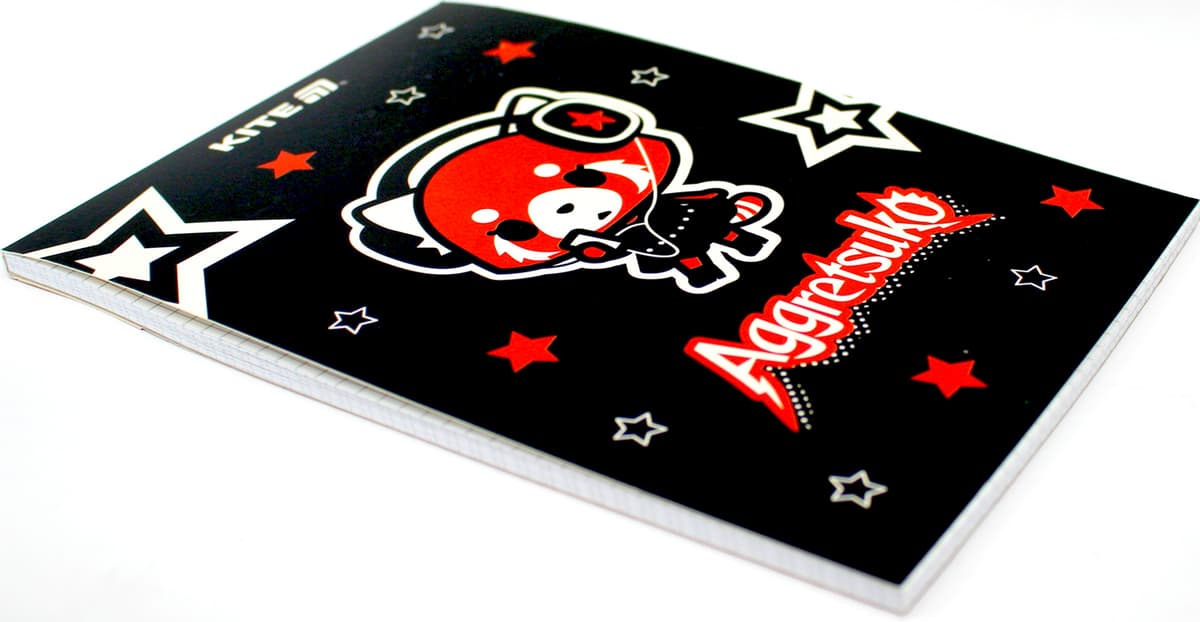 Блокнот А5 50арк. кліт. тв. обкл. Aggretsuko №AR25-194/Kite — фото 3