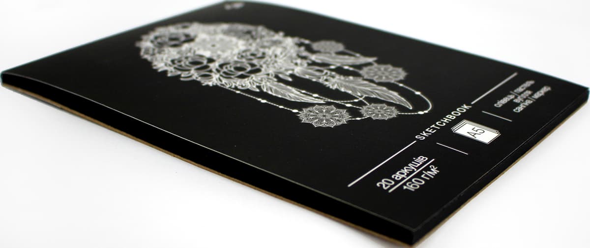 Скетчбук 20арк. А5 б/лін. "Dreams sketchbook" three,ловець снів №60575/Profiplan — фото 3