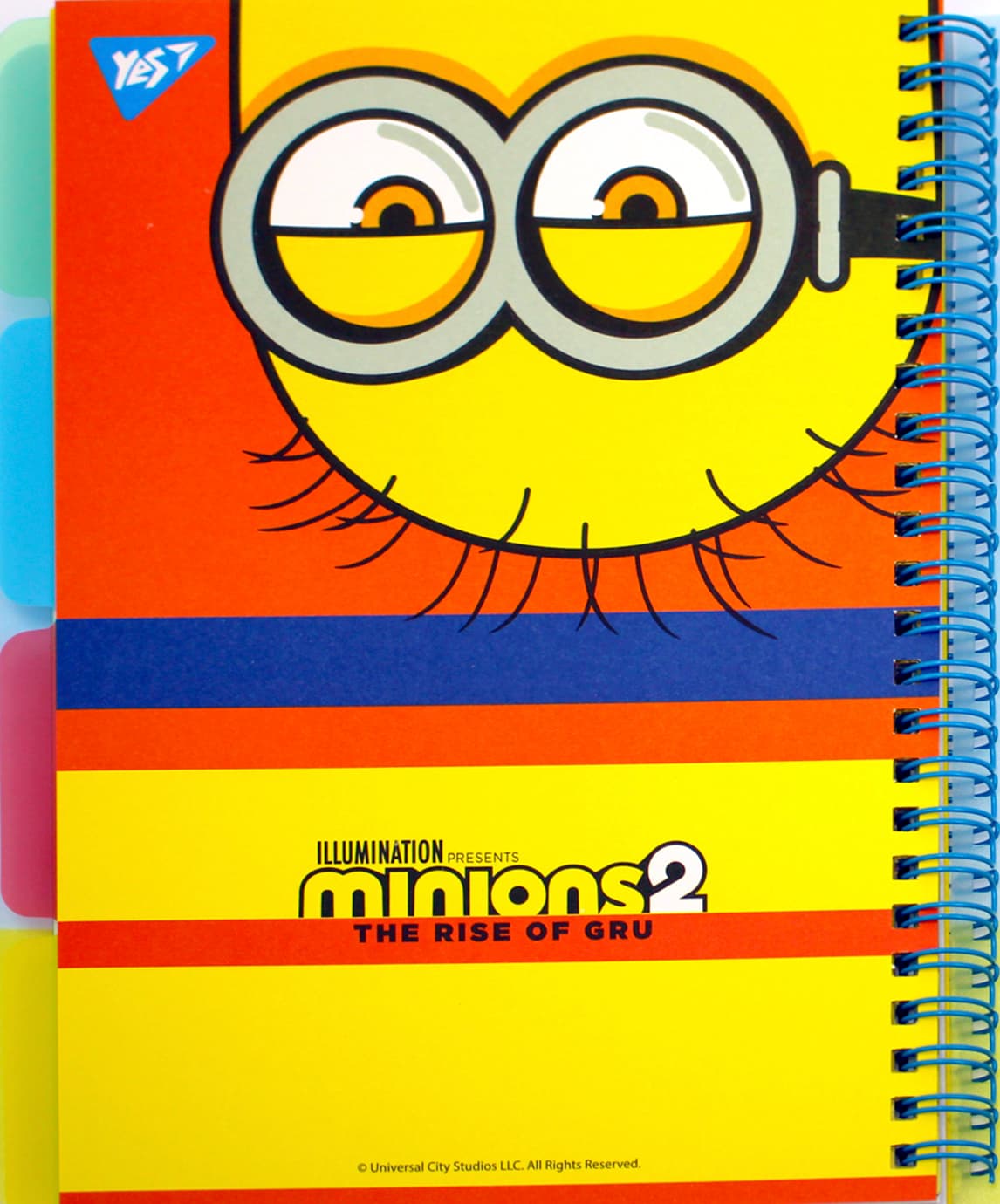 Блокнот пруж. А5 80арк. кліт. пласт. обкл.,софт-тач Minions №765739/Yes — фото 3