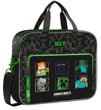 Сумка шкільна А4 "Yes" B-1 Minecraft Adventure 1від 2карм.№550423 — купити | Канцелярський Сад