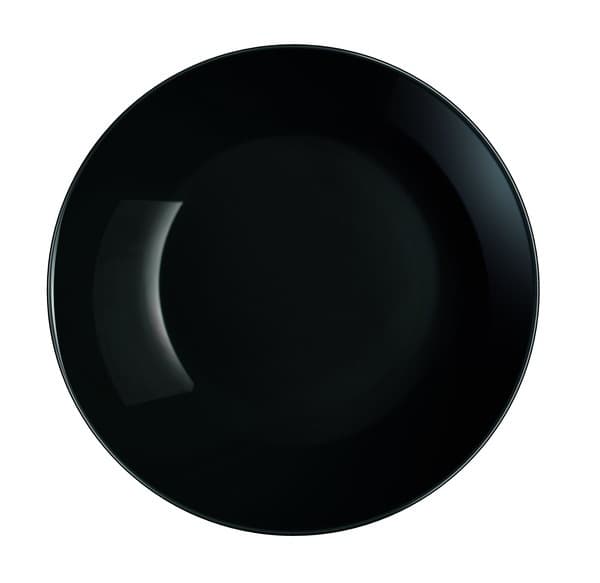 Тарілка супова скло "Luminarc.Diwali Blackl&White" 20см №4616/0787 — купити | Канцелярський Сад