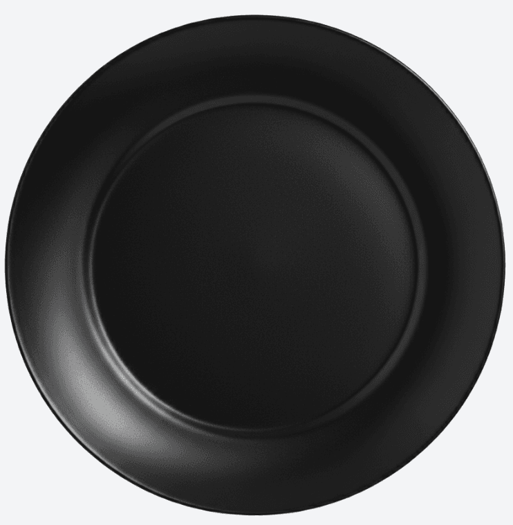 Тарілка обідня скло "Luminarc.Apy black" 25см №X1942 — купити | Канцелярський Сад
