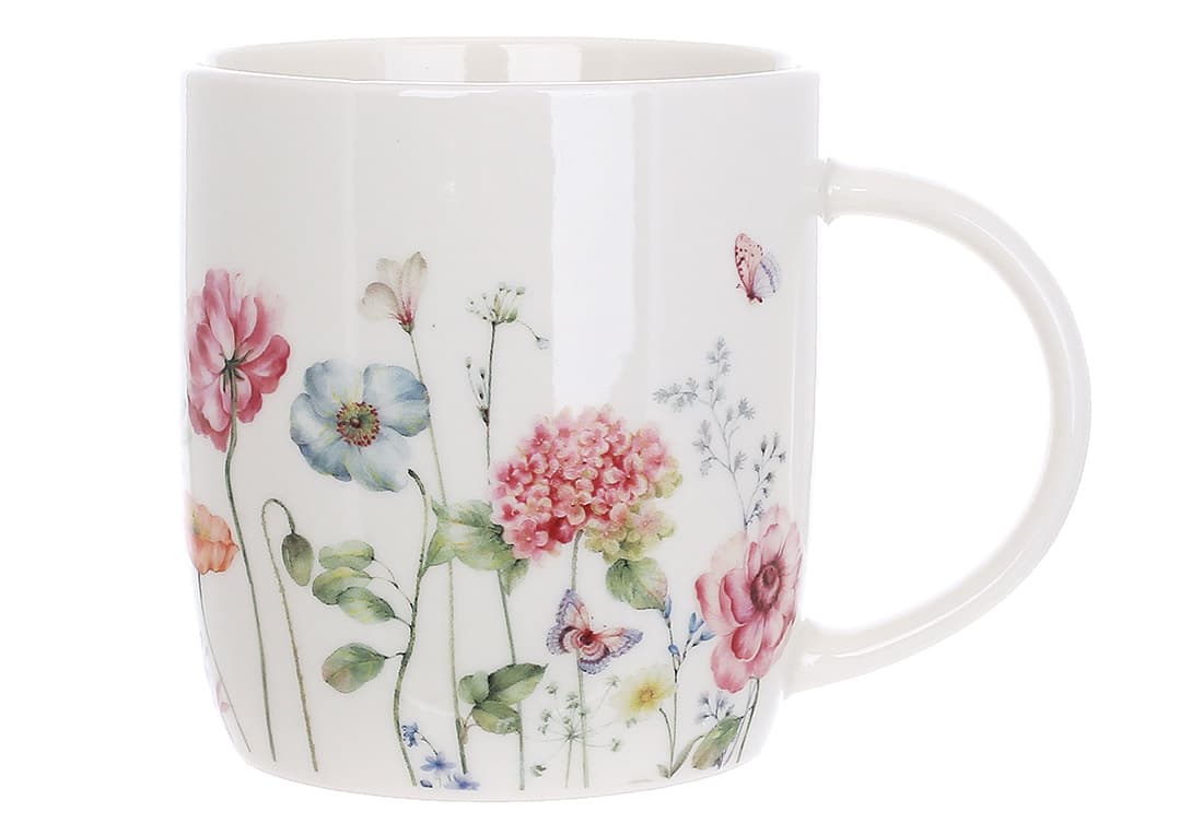 Чашка керам. 360мл "Flower Garden" №K058 — купити | Канцелярський Сад
