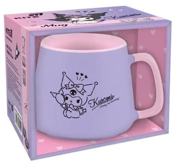 Чашка керам. 350мл "Kuromi" в подар. кор-ці №HK25-218-1/Kite — купити | Канцелярський Сад