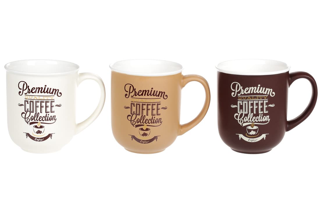 Чашка керам. 380мл "Premium Coffee" №930-004/Bonadi — купити | Канцелярський Сад
