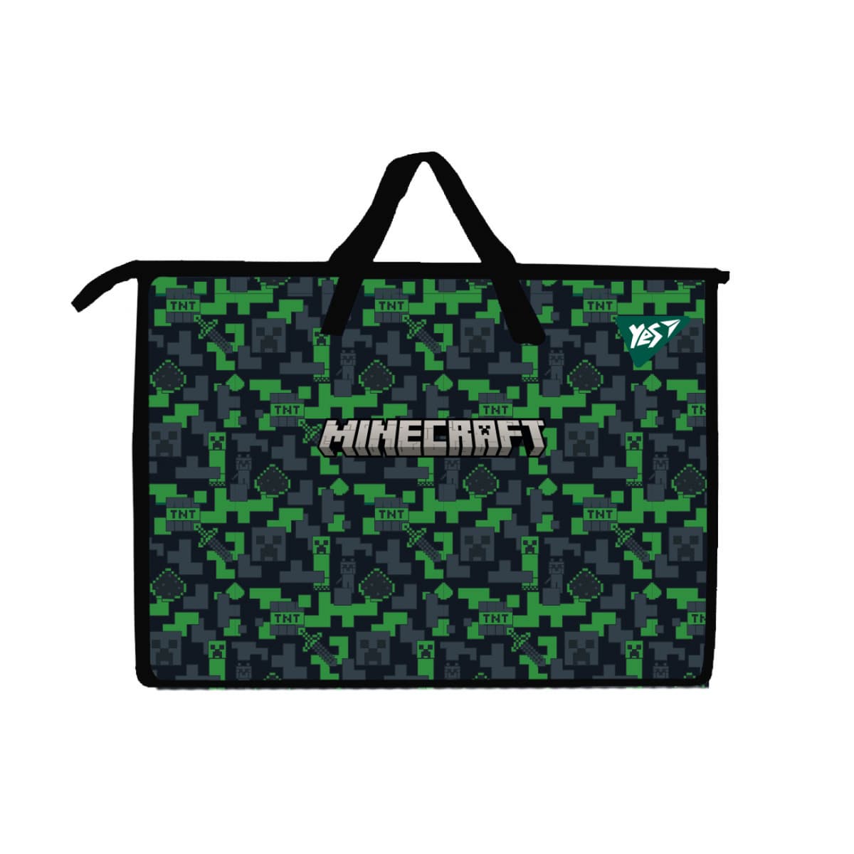 Папка-портфель "Yes" №492281 А3 "Minecraft" з ручками — купити | Канцелярський Сад