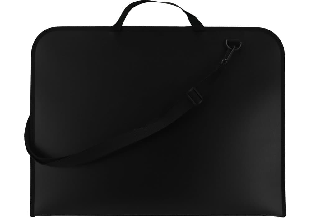Портфель "Maxi" №MX30040 A2 пласт. на блиск.,чорний — купити | Канцелярський Сад