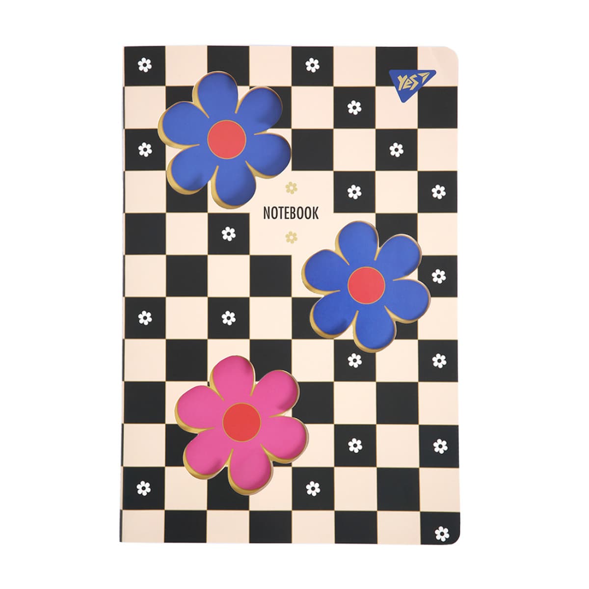 Зошит А4 40арк. кліт. з висічкою "Flowers" №682023/Yes — купити | Канцелярський Сад