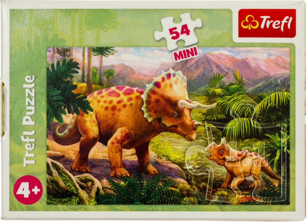 Пазли Trefl 54ел. Тиранозаври №19729 — купити | Канцелярський Сад