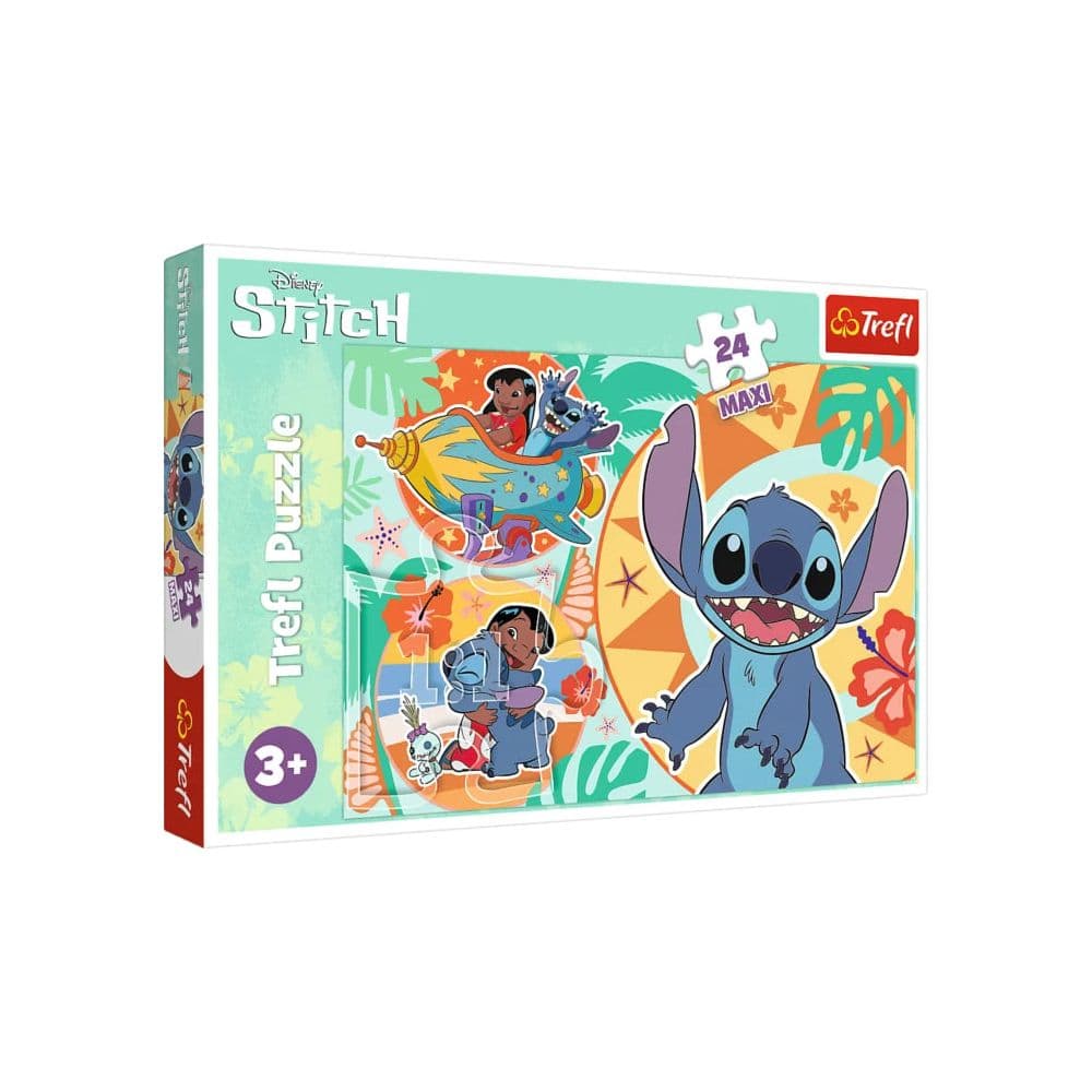 Пазли Trefl 24ел. Maxi Lilo&Stitch Щасливий день №14365 — купити | Канцелярський Сад