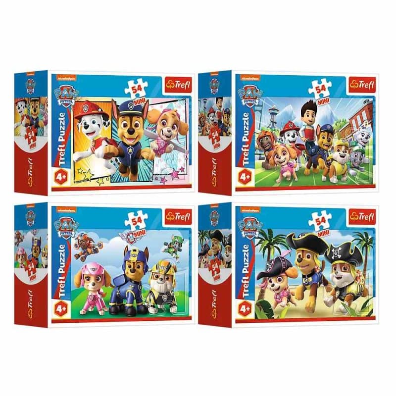 Пазли Trefl 54ел. Будь як Paw Patrol №54200/19755/19756/19757/19758 — купити | Канцелярський Сад