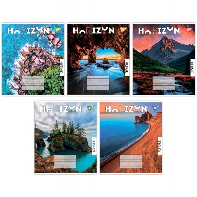 Зошит 96арк. лін. YES Horizon nature №767180 — купити | Канцелярський Сад